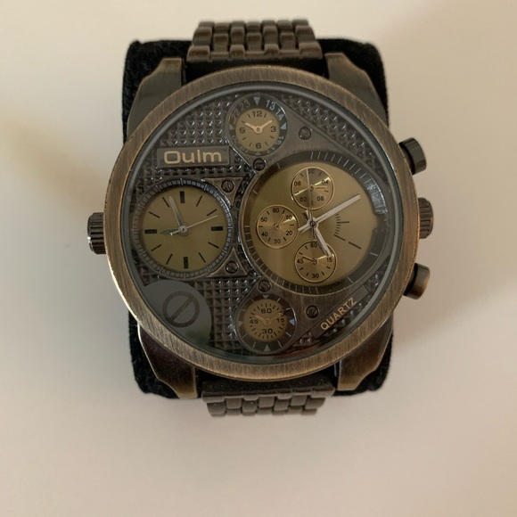 Oulm Other - Bronze men’s oversized watch